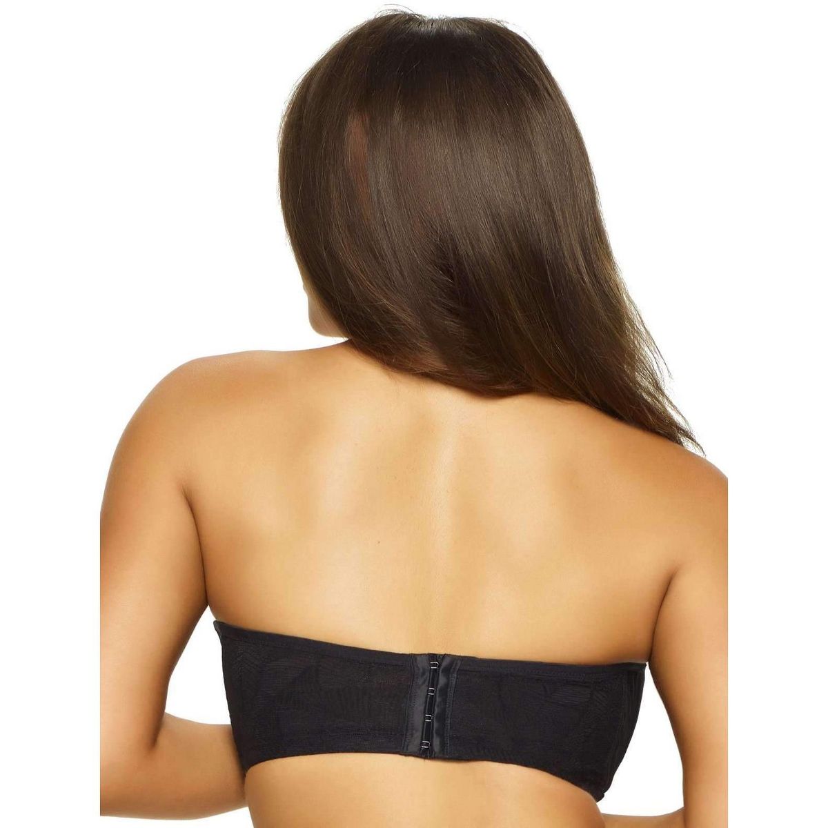 Women's Delightful Seamless Unlined Lace Bandeau - Wire-Free, Stretch Lace, Comfortable, Soft - Felina - thumbnail 3
