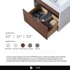 Fine Fixtures - Wall Mount Bathroom Vanity and Sink, Knob Free Design - Alpine Collection - 3 of 4