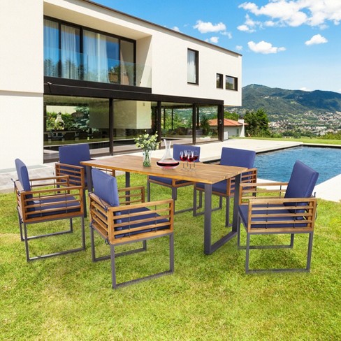 Heavy duty outdoor table best sale and chairs