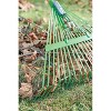 54 in. 22-Tine Hardwood/Steel Handle Steel Leaf Rake - Ames - 4 of 4