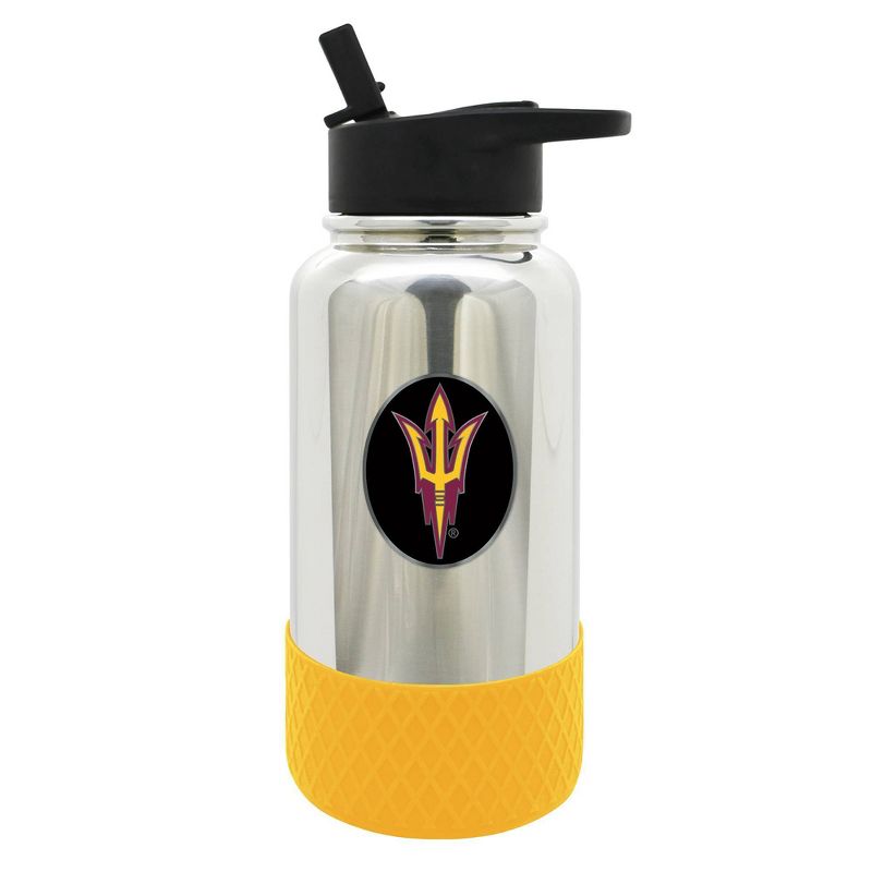 NCAA Arizona State Sun Devils 32oz Chrome Thirst Hydration Water Bottle, 1 of 4