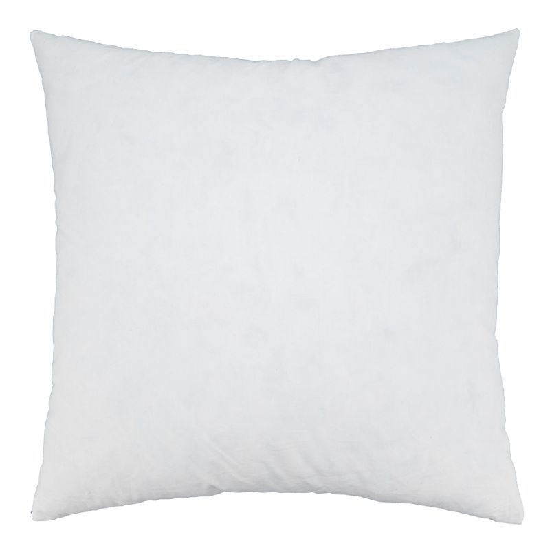Saro Lifestyle Down Feather Cotton Pillow Insert, 1 of 3