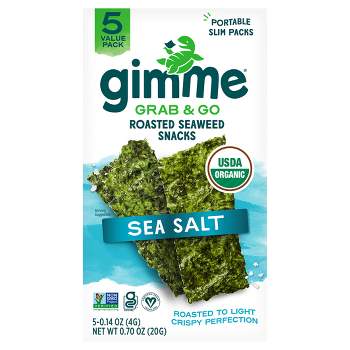 Buy gimMe Organic Roasted Seaweed Sushi Nori 23 g with same day