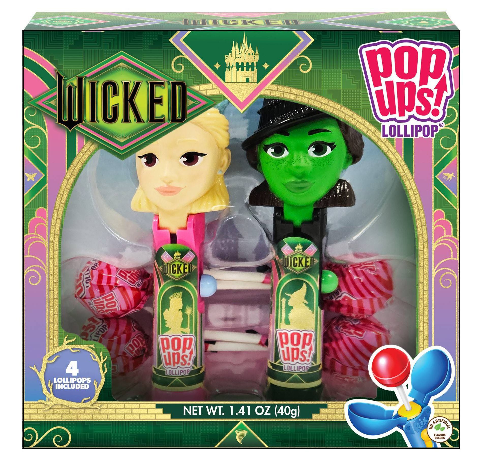 Disney Pop Ups Lollipop Gift Set Christmas Candy - 1.41oz/2pk