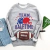 Simply Sage Market Women's Graphic Sweatshirt Team Halftime Distressed - Blue - 3 of 4