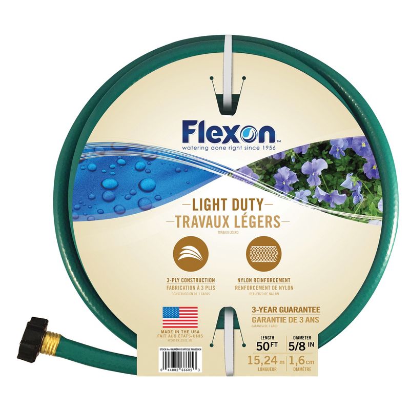 Flexon 5/8" Light Duty Garden Hoses, 4 of 5