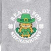 Men's - Garfield - Ready for Shananigans St. Patrick's Day Graphic Fleece Sweatshirt - 2 of 4