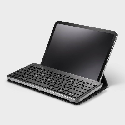 Wireless Keyboard with Stand for iPads &#38; Tablets - heyday&#8482; Black and Gray_0