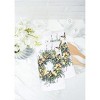 C&F Home Butterfly Wreath Design Spring Theme Printed Flour Sack Kitchen Dishtowel - 4 of 4