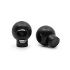 Dritz 24ct Cord Lock Black: Plastic Drawstring Stoppers & Fasteners, 0.875" Length, 0.69" Width, Pack of 24 - 4 of 4