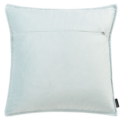 Powder Blue Plush Polyester 18" Square Bed Pillow