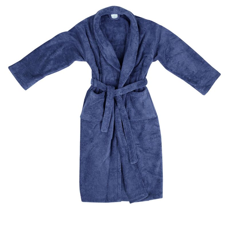 Classic Turkish Towels Adult Shawl Collar Terry Cloth Robe, 3 of 7