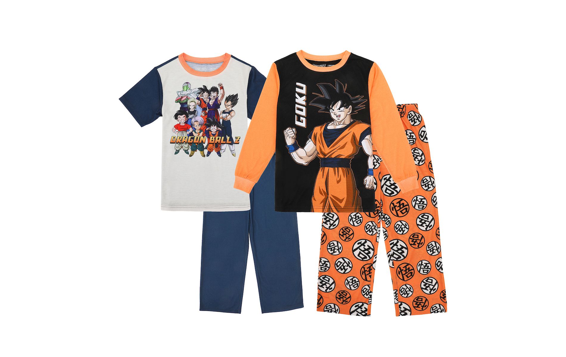Dragon Ball Z Group Shot Boy's 4-Pack Pajama Set
