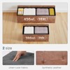 SEVOBAL Ottomans and Benches 43" Foldable Storage Ottoman Bench, Foot Rest Stool Storage Chest for Entryway Living Room,Brown , 43.31"*14.96"*14.96 - 4 of 4