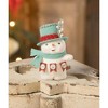 Bethany Lowe 5.0 Inch Joy To The World Snowman Christmas , Christmas Banner (1PC) - 3 of 3
