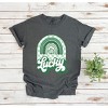Simply Sage Market Women's Lucky Shamrock Rainbow Short Sleeve Garment Dyed Tee - 3 of 4