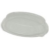 Sabert Lid for 27 oz Oval Burrito Bowl Recyclable Plastic - Pack of 150 - 2 of 2