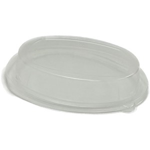 Sabert Lid for 27 oz Oval Burrito Bowl Recyclable Plastic - Pack of 150 - 1 of 1
