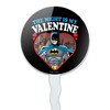 Batman The Night is my Valentine Cupcake Picks Toppers Decoration Set of 6 - 2 of 4