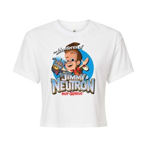 Women's - Jimmy Neutron - Boy Genius Cropped Graphic T-Shirt - 1 of 4