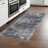 Ivory And Gray Abstract Area Rug - 2 of 4