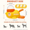 AEELLEEA Duck Interactive Treat Dispenser - 2-in-1 Dog Puzzle Toy with Button, Slow Feeder for Small & Medium Dogs/Cats, IQ Training & Entertainment - 2 of 4