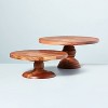 Short Wood Cake Stand - Hearth & Hand™ with Magnolia - image 4 of 4