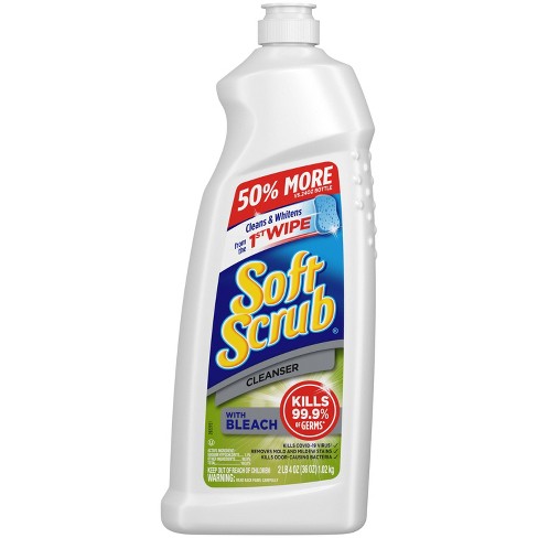 Soft Scrub Cleanser With Bleach Surface Cleaner - 36 Fl Oz : Target