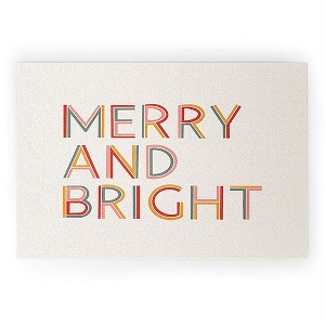 Rachel Szo Merry and Bright Light Looped Vinyl Welcome Mat - Society6 - 1 of 4