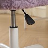 NicBex Adjustable Office Chair with Colorful Wheels, Upholstered Swivel Vanity Chair with Metal Base, Comfy Desk Chair for Kids, Child's Room - 4 of 4