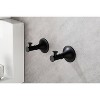 6 Piece Brass Bathroom Towel Rack Set Wall Mount - 3 of 4