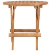 vidaXL Folding Patio Table 19.7 In.x19.7 In.x19.7 In. Solid Teak Wood - 2 of 4
