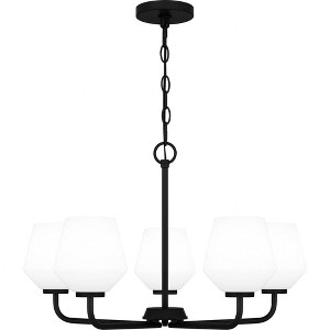 Quoizel Lighting Nielson 5 - Light Chandelier in  Matte Black - 1 of 1