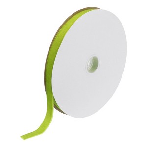 Unique Bargains Soft Single Face Spool Silky Velvet Ribbon for Bouquets DIY Crafts - 1 of 3