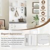 Sapphtopaz 3-in-1 Hall Tree with Sliding Doors&2 Drawers,Coat Rack with 6 Hooks,Entryway Bench with Shoe Storage&Cushion for Entryway,Hallway - 4 of 4