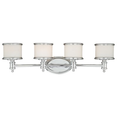 Vaxcel Carlisle 4 - Light Vanity in  Chrome