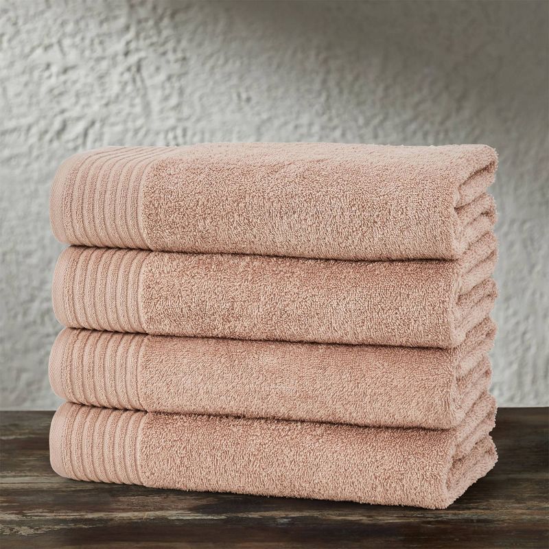 4pc Ringspun Soft Quick Dry Bath Towel Set - Isla Jade, 4 of 9