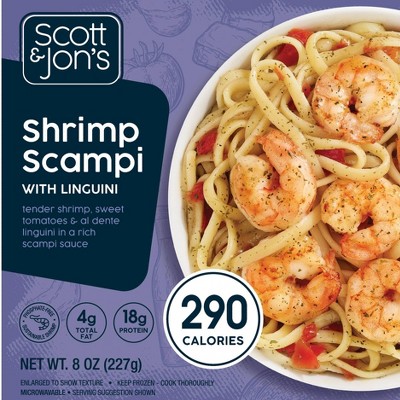 Scott & Jon's Frozen Shrimp Scampi Pasta Bowl - 8oz