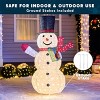 Joyfy 5 FT Snowman Christmas Outdoor Decorations with 150 LEDs, Collapsible Snowman Yard Lights for Christmas Backyard Garden Lawn Holiday Decoration - 3 of 4