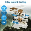 Costway 5000 BTU (8000 BTU ASHRAE) Portable Air Conditioner 4-in-1 AC Unit with Cool Fan Dehum Sleep Mode - 4 of 4