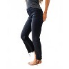 Women's Mid Rise Distressed Hem Crop Jean - LOVERVET - 3 of 4