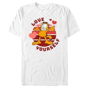 Men's Garfield Love Yourself T-Shirt - 1 of 4