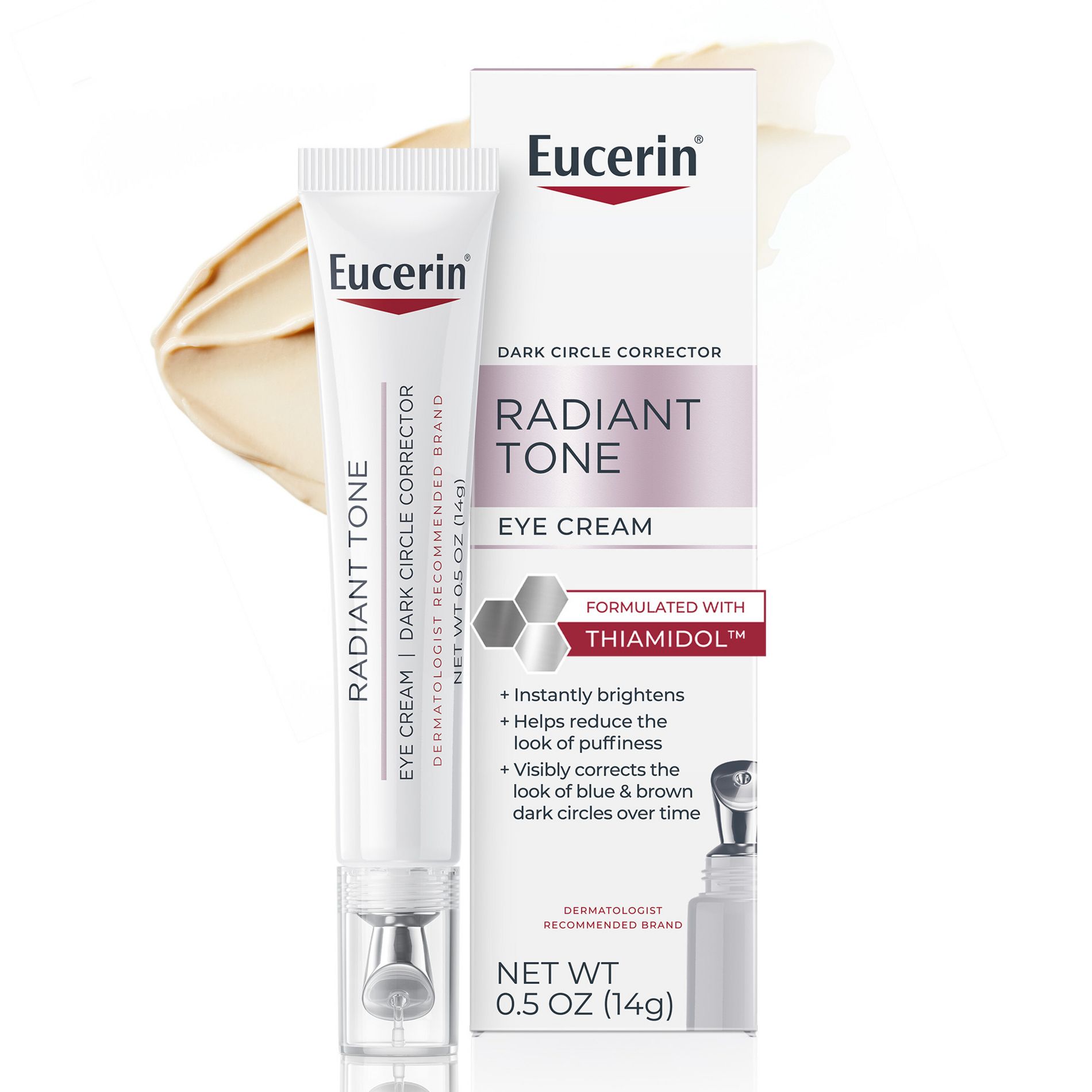 Eucerin Radiant Tone Eye Cream with applicator - 0.15oz