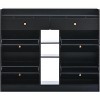 Acekool Modern Shoe Cabinet, Black Slim Flip Drawer Shoe Organizer with Top Drawers - 3 of 4