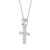 Girls' CZ Cross Sterling Silver Necklace - In Season Jewelry - 2 of 4