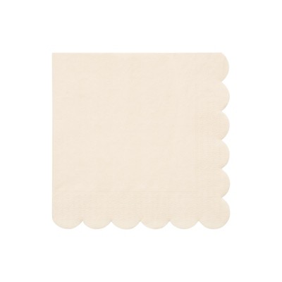 Meri Meri Cream Large Napkins