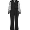 Women's Plus Size Asher Jumpsuit - black | CITY CHIC - 4 of 4