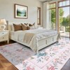Washable Rugs for Bedroom Ultra-Soft Floral Peacock Floor Mat - 2 of 4