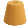 Ottoman 15.9"H Yellow & Orange – Upholstered Polyester Fabric Seat with Plywood Frame, Modern Indoor Accent By Zuo Modern - 3 of 4