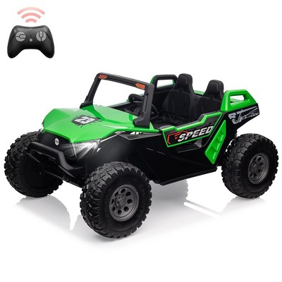 24V 2 Seaters Ride On UTV car with Remote Control for Kids, 4WD Motors Electric Vehicle